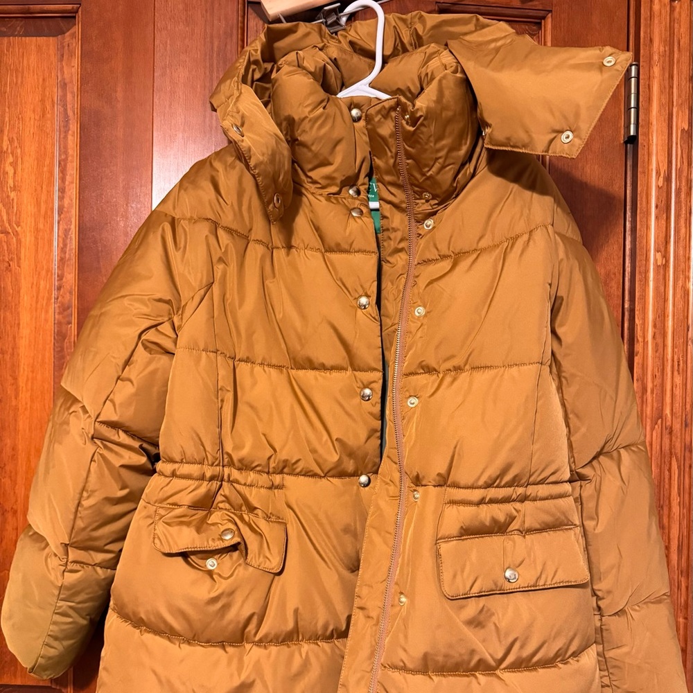JCREW New chateau puffer coat - Small